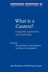 Book cover of What is a Context? by Rita Finkbeiner