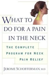 Book cover of What to do for a Pain in the Neck by Jerome Schofferman