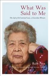Book cover of What Was Said to Me by Ruby Peter