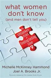 Book cover of What Women Don't Know (and Men Don't Tell You) by Michelle McKinney Hammond