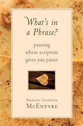 Book cover of What's in a Phrase? by Marilyn McEntyre