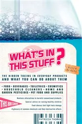 Book cover of What's In This Stuff? by Patricia Thomas