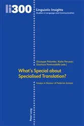 Book cover of What’s Special about Specialised Translation? by Maurizio Gotti