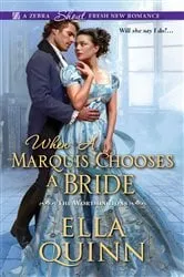 Book cover of When a Marquis Chooses a Bride by Ella Quinn