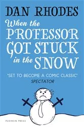 Book cover of When the Professor Got Stuck in the Snow by Dan Rhodes