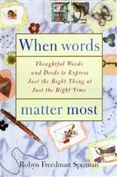 Book cover of When Words Matter Most by Unknown