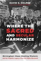 Book cover of Where the Sacred and Secular Harmonize by David G. Holmes