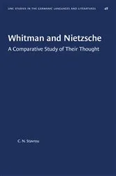 Book cover of Whitman and Nietzsche by C. N. Stavrou