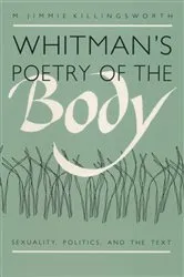 Book cover of Whitman's Poetry of the Body by M. Jimmie Killingsworth