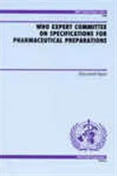 Book cover of WHO Expert Committee on Specifications for Pharmaceutical Preparations, Thirty-seventh Report by World Health Organization
