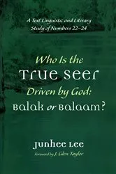 Book cover of Who Is the True Seer Driven by God: Balak or Balaam? by Junhee Lee