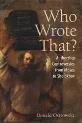 Book cover of Who Wrote That? by Donald Ostrowski