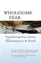 Book cover of Wholesome Fear by Thubten Zopa