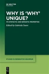 Book cover of Why is ‘Why’ Unique? by Unknown