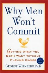 Book cover of Why Men Won't Commit by George Weinberg