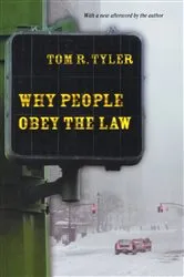Book cover of Why People Obey the Law by Tom R. Tyler