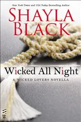 Book cover of Wicked All Night by Unknown