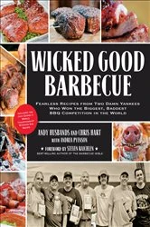 Book cover of Wicked Good Barbecue by Andy Husbands
