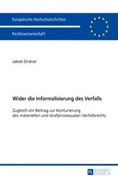 Book cover of Wider die Informalisierung des Verfalls by Unknown