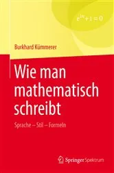 Book cover of Wie man mathematisch schreibt by Burkhard Kümmerer