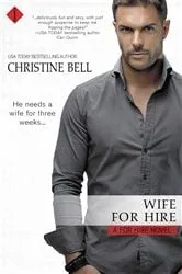 Book cover of Wife for Hire by Christine Bell