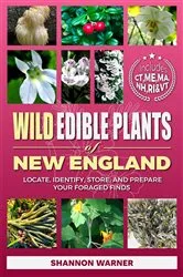 Book cover of Wild Edible Plants of New England by Shannon Warner