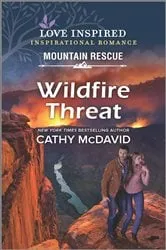 Book cover of Wildfire Threat by Cathy McDavid