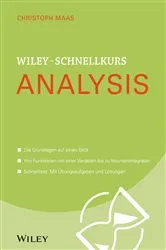 Book cover of Wiley-Schnellkurs Analysis by Christoph Maas