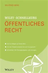 Book cover of Wiley-Schnellkurs Öffentliches Recht by Unknown
