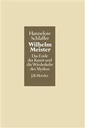 Book cover of Wilhelm Meister by Hannelore Schlaffer