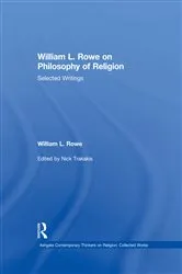 Book cover of William L. Rowe on Philosophy of Religion by William L. Rowe