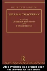 Book cover of William Thackeray by Professor Donald Hawes