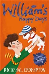 Book cover of William's Happy Days by Richmal Crompton