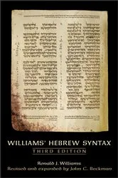 Book cover of Williams' Hebrew Syntax (3rd Edition) (3rd ed.) by John C. Beckman