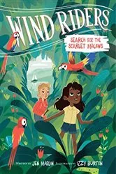 Book cover of Wind Riders: Search for the Scarlet Macaws by Jen Marlin