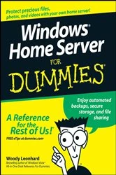 Book cover of Windows Home Server For Dummies by Woody Leonhard