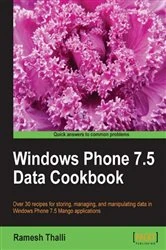 Book cover of Windows Phone 7.5 Data Cookbook by Ramesh Thalli
