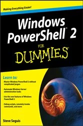 Book cover of Windows PowerShell 2 For Dummies by Steve Seguis