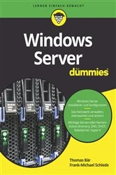 Book cover of Windows Server für Dummies by Thomas Bär