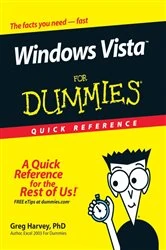 Book cover of Windows Vista For Dummies Quick Reference by Greg Harvey
