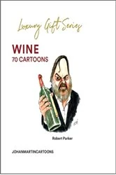 Book cover of WINE 70 cartoons by Johan Martin