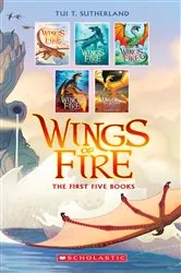 Book cover of Wings of Fire Bindup, Books 1-5 by Tui T. Sutherland