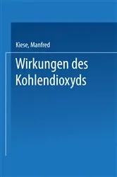 Book cover of Wirkungen des Kohlendioxyds by Manfred Kiese