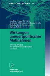 Book cover of Wirkungen umweltpolitischer Maßnahmen by Joachim Frohn