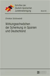 Book cover of Wirkungsschwaechen der Schenkung in Spanien und Deutschland by Unknown