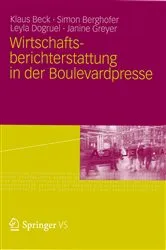 Book cover of Wirtschaftsberichterstattung in der Boulevardpresse by Unknown