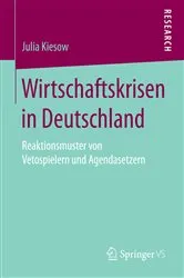 Book cover of Wirtschaftskrisen in Deutschland by Julia Kiesow