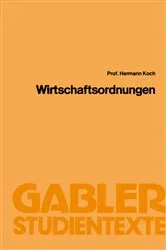 Book cover of Wirtschaftsordnungen by Unknown