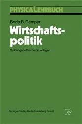 Book cover of Wirtschaftspolitik by Bodo B. Gemper