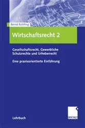 Book cover of Wirtschaftsrecht 2 by Unknown